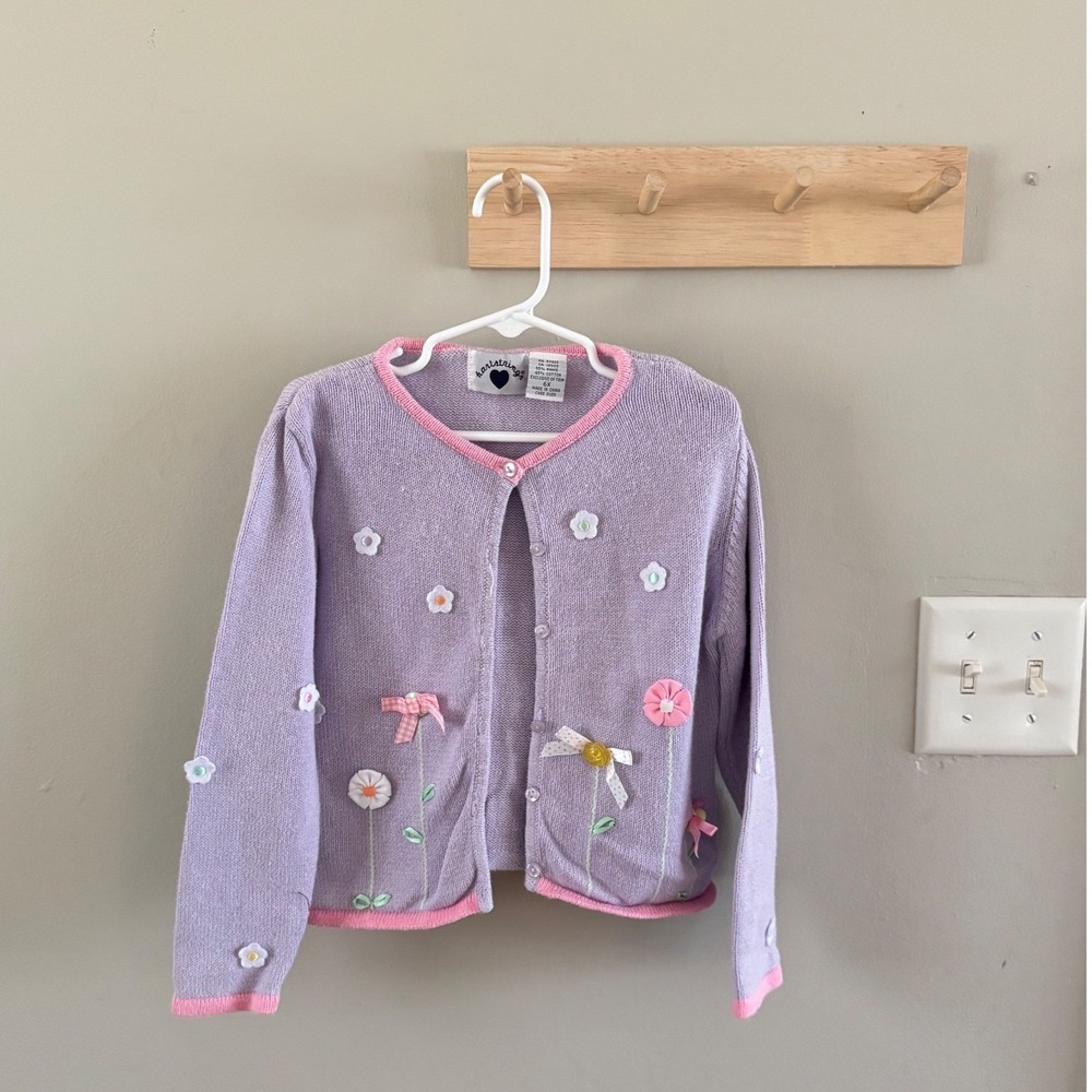 Vintage heartstrings 6X cardigan